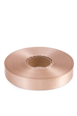 Купить ленту сaтин шириной 20 мм, однотонную бежевую