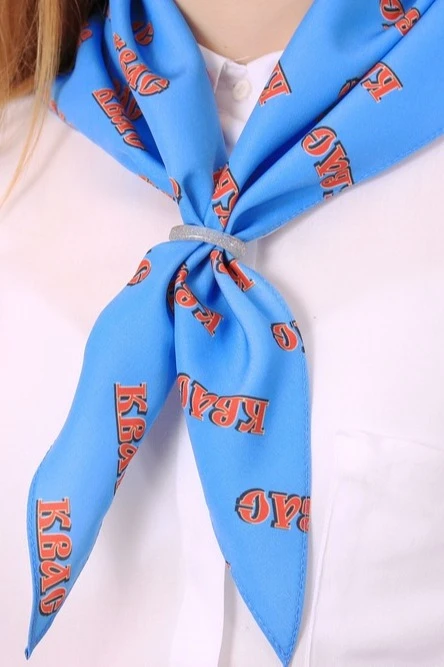 Косынка Шарлотта 65х65х95 см, с полной запечаткой "Kvass"#3