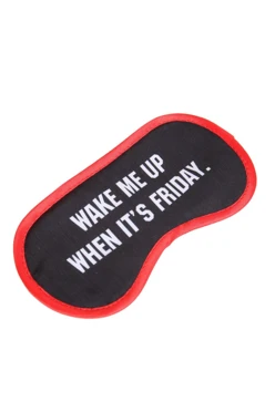 Купить маску для сна с принтом "Friday"