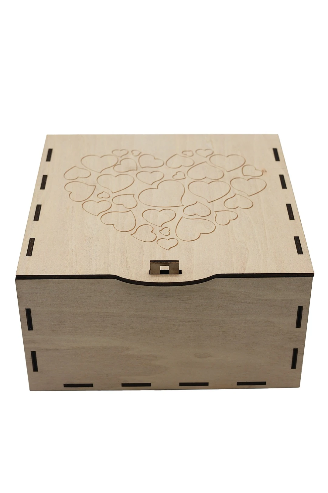 Купить коробку из фанеры с нанесением 178х174х86 мм