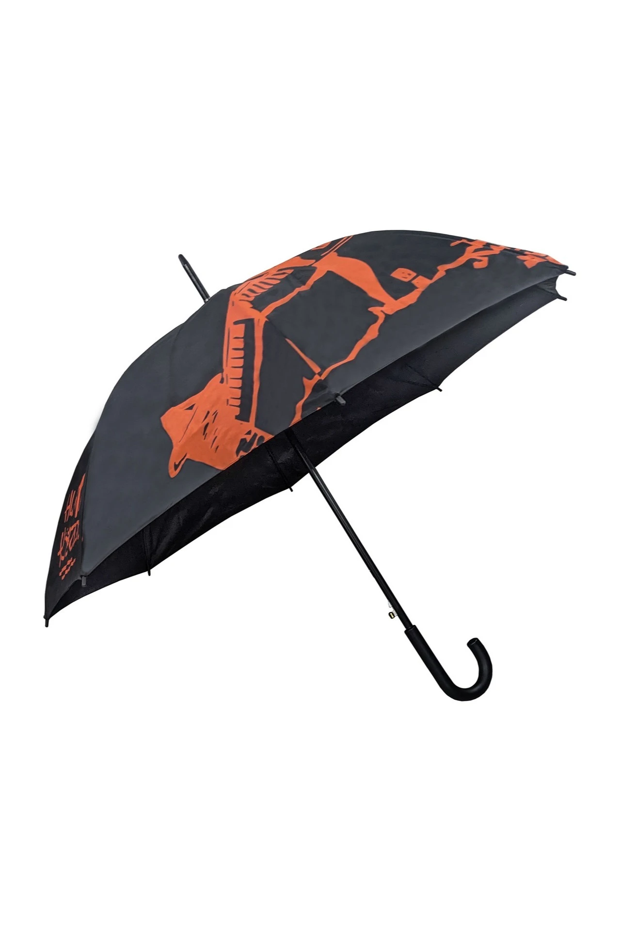 Купить зонт-трость Моне с пластиковой ручкой двухслойный, с полной запечаткой