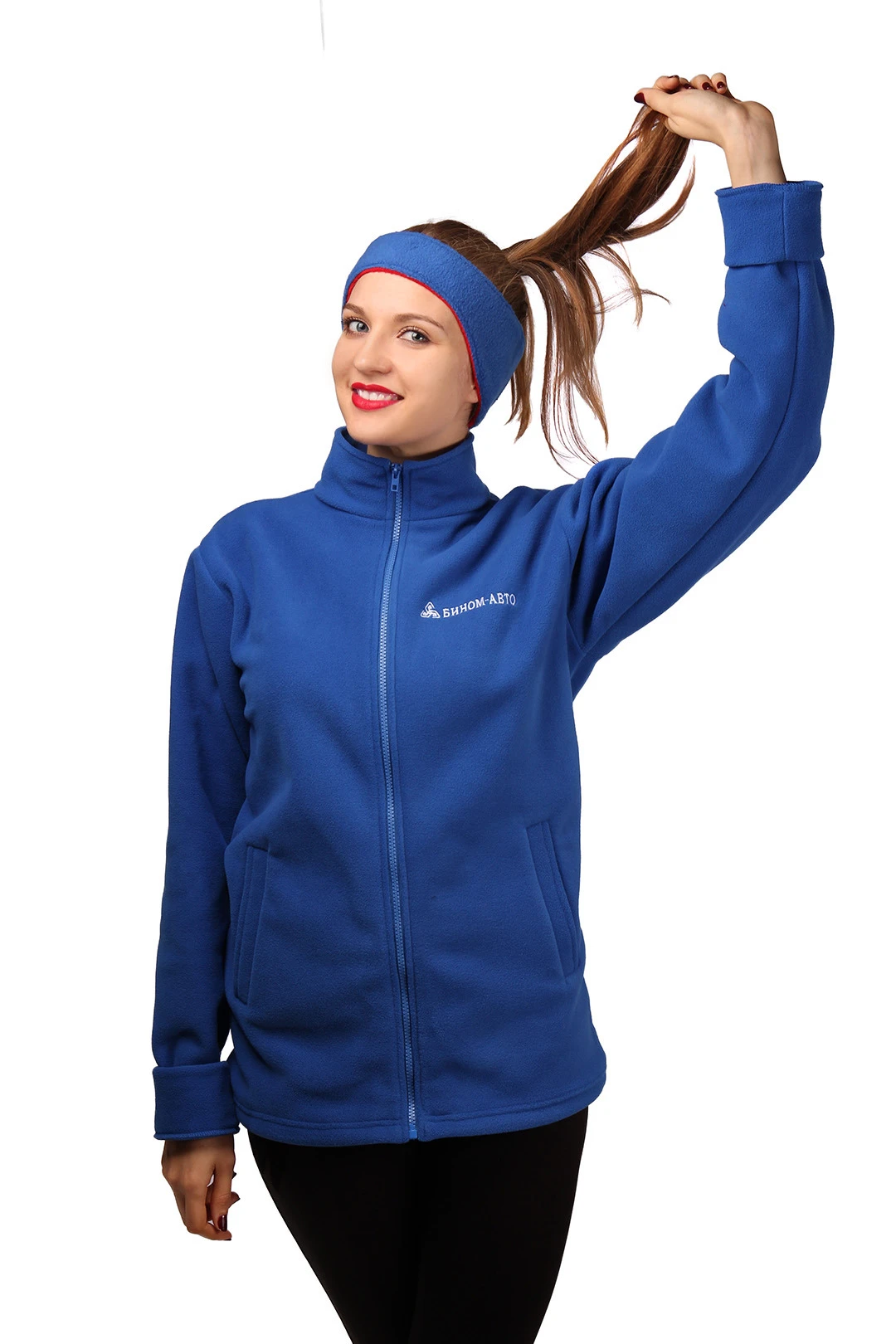 Толстовка Харисон флисовая без капюшона женская, однотонная "Binom-auto"#3 Толстовка Харисон флисовая без капюшона женская, однотонная "Binom-auto"#3