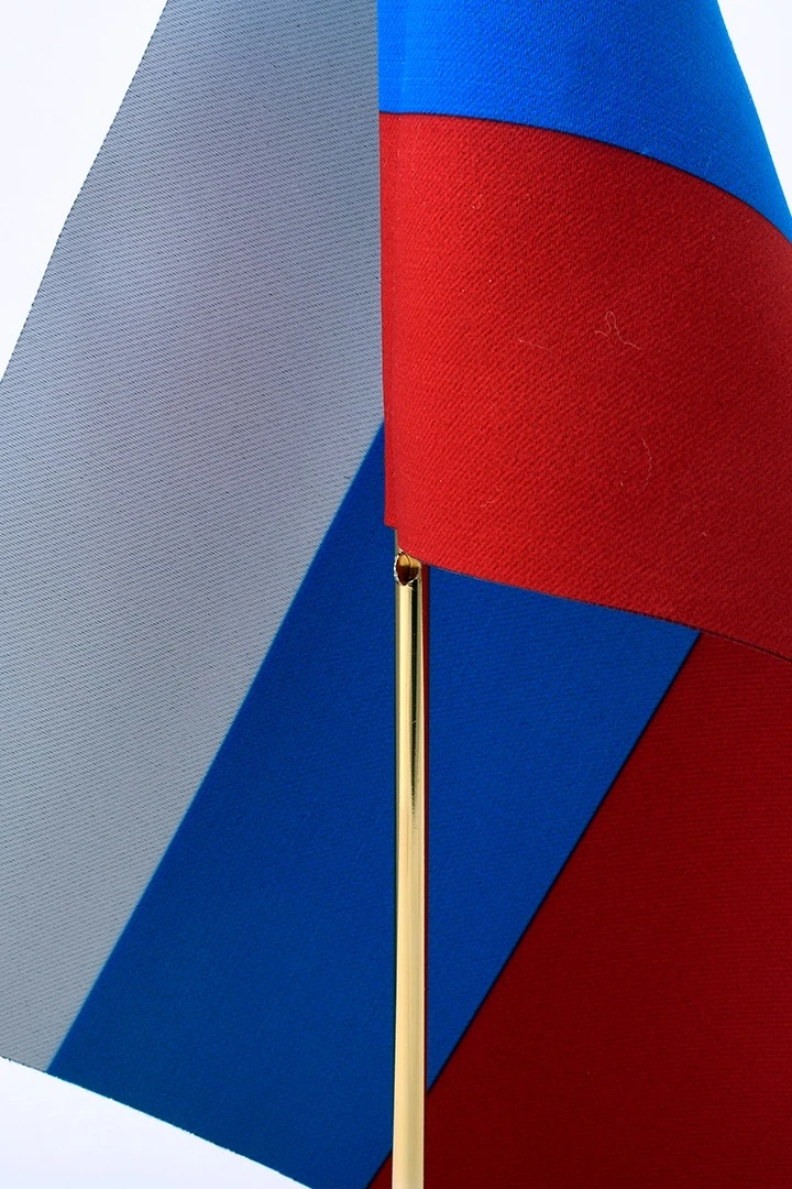 Флажок РФ 15х22 см, блэкаут#2