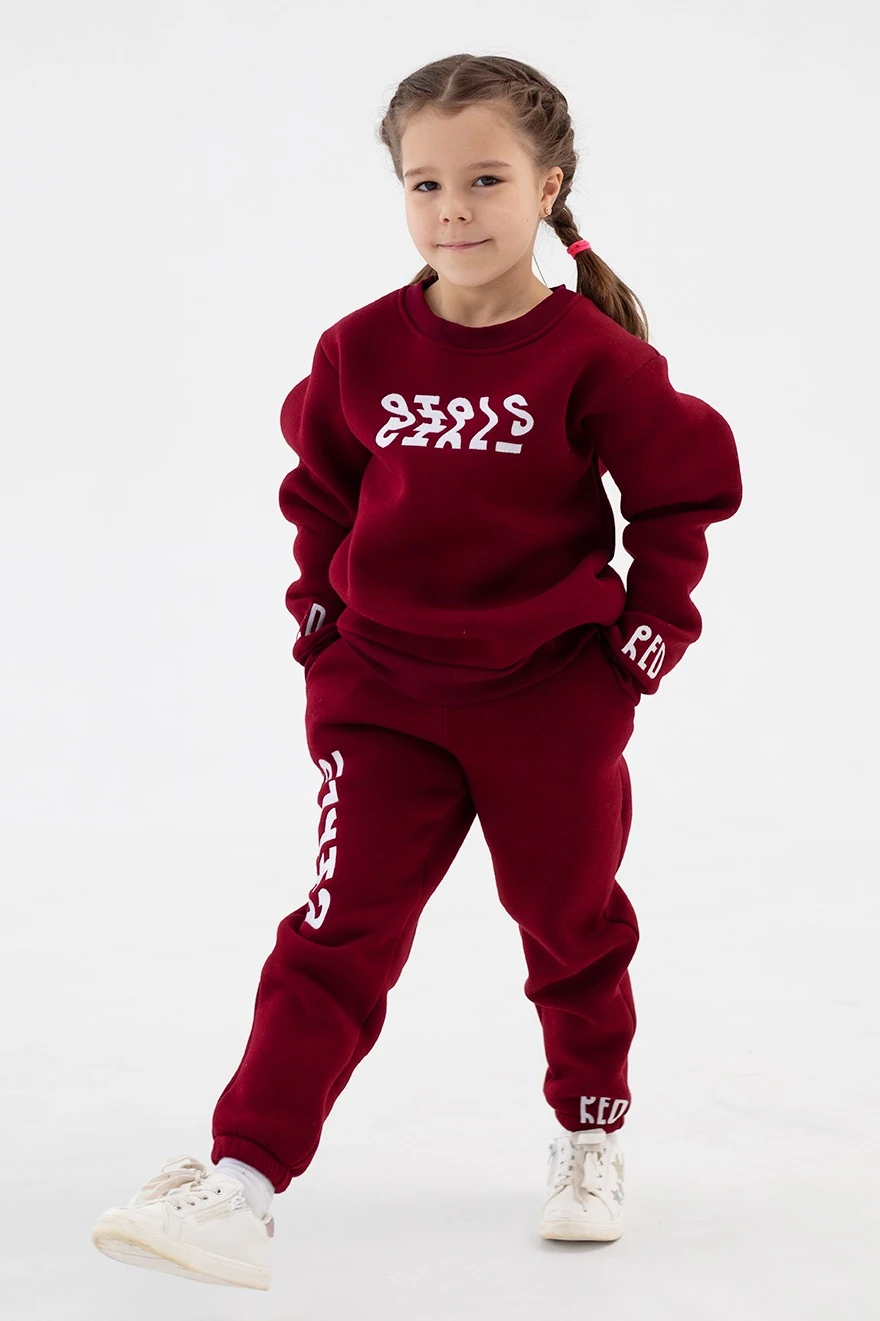 Свитшот Тревис из футера детский, однотонный#6