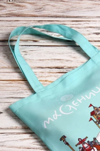 Сумка Лайт из габардина 40х30 см, печать с двух сторон "Shrovetide"#1