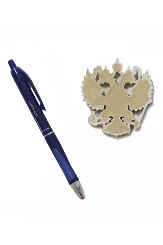 Гербовый орёл РФ 6,5х7,5 см, краска#1