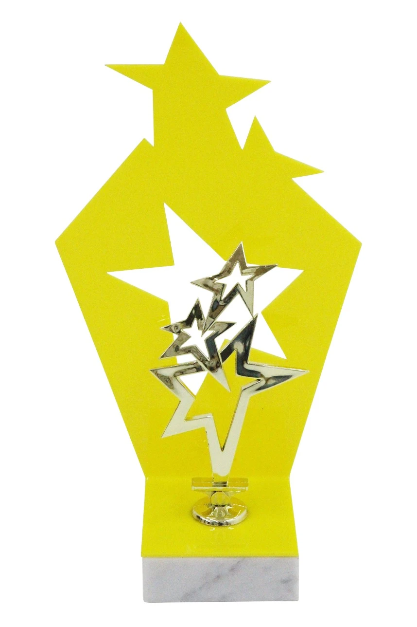 Купить приз Звезда GSF18036-G (вкладыш 5 см) c акриловым фоном