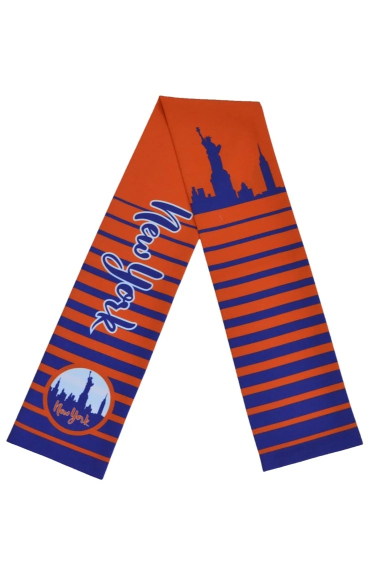 Шарф двухслойный легкий 15х120 см, с полной запечаткой#1 Шарф двухслойный легкий 15х120 см, с полной запечаткой#1