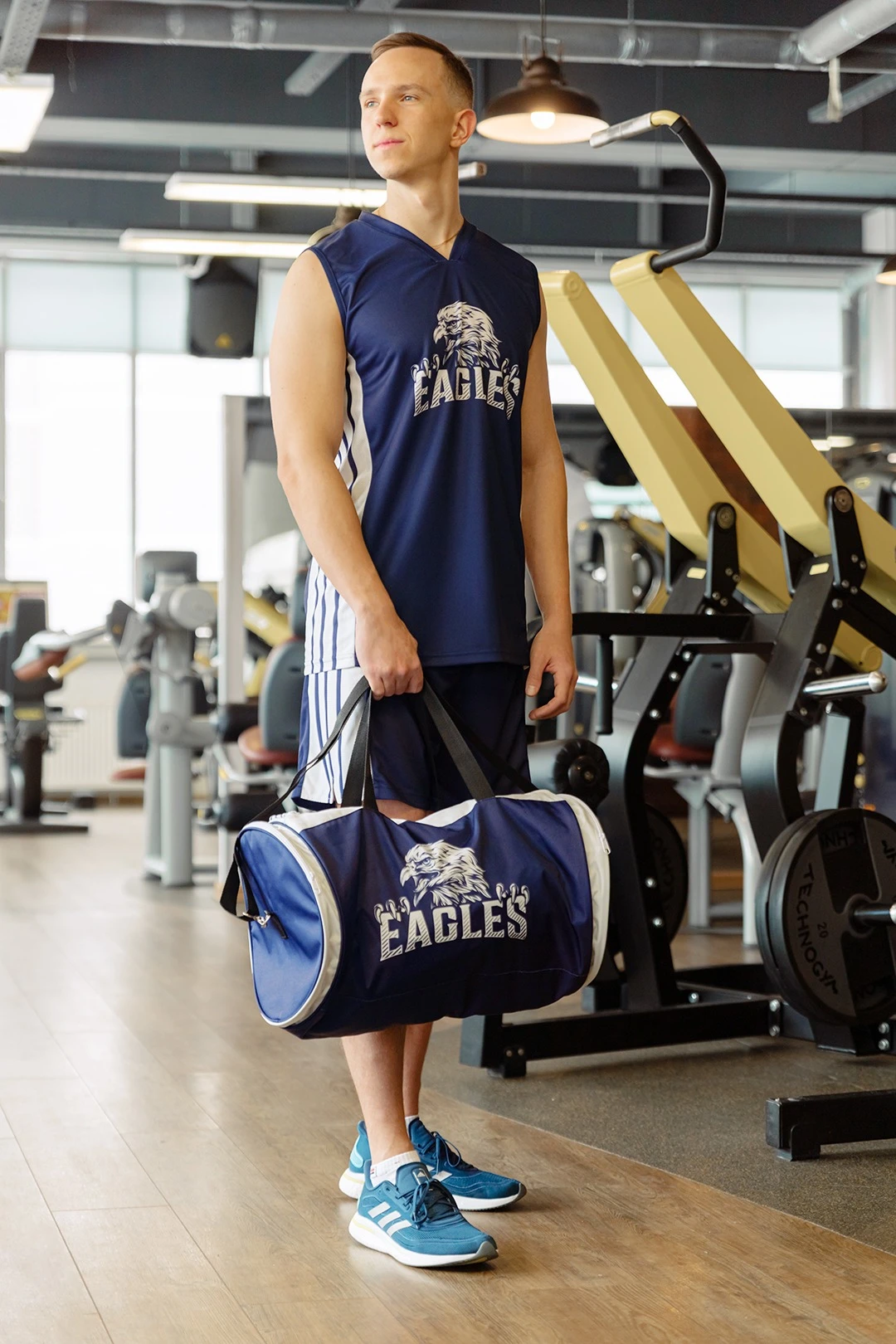 Баскетбольная форма Рональд мужская комбинированная, с полной запечаткой "Eagles"#4