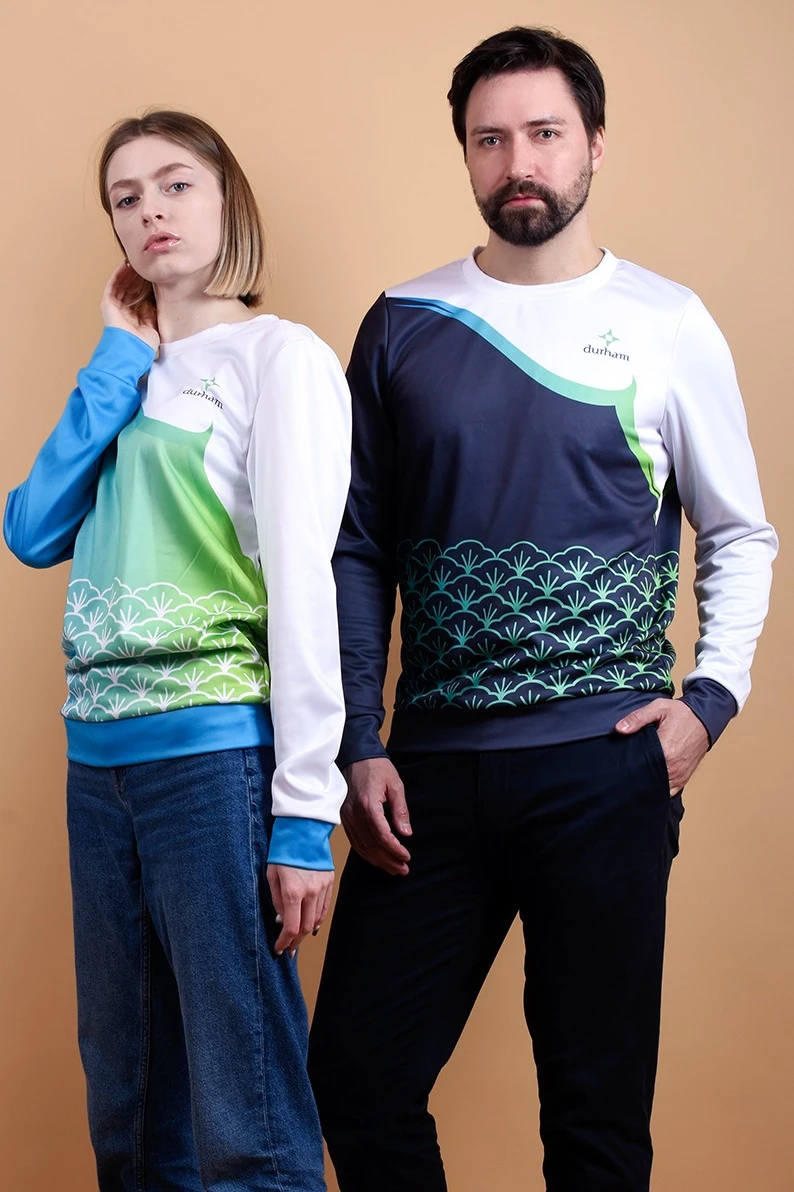 Свитшот Гарри унисекс из футера с полной запечаткой "Durham"#2