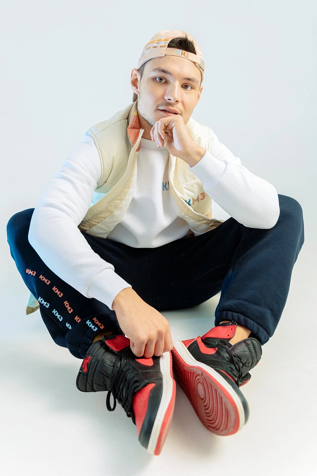 Жилет Портер на синтепоне со стежкой унисекс, с полной запечаткой "KMZ"#4