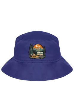 Купить панаму Мальта из греты с узкими полями, однотонная "Picnic"