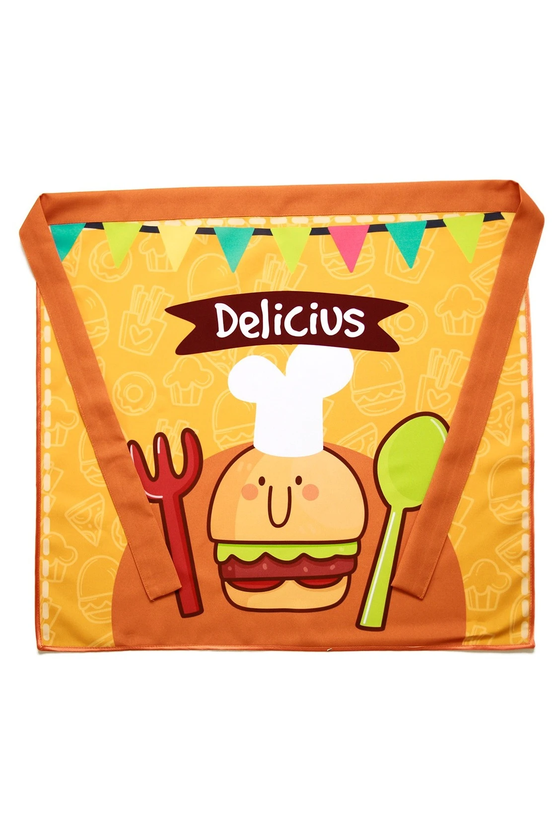 Передник Айс Бокс с прямым низом, с полной запечаткой#4