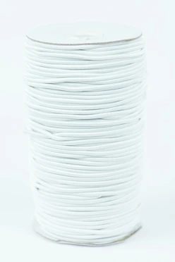 Купить резинку шляпную 100% пэ, 3 мм, белую