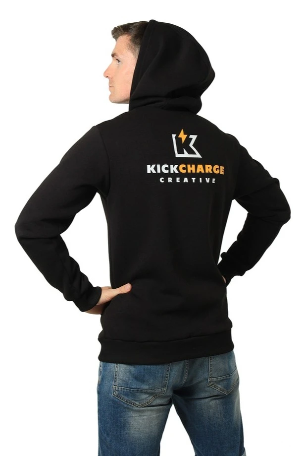 Балахон Рик из футера унисекс, однотонная "Kickcharge"#4