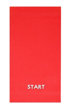 Купить полотенце махровое 70х140 см с вышивкой (Ituma), красное