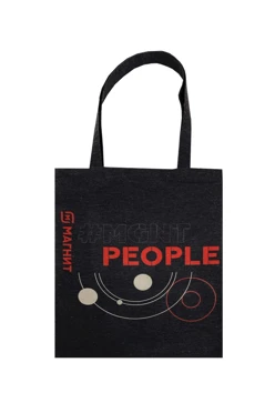 Купить сумку Эко Колор из двунитки 35х45 см, печать с двух сторон "People"