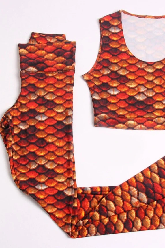 Комплект женский с принтом "Scale"#2