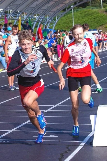 Стартовый номер на грудь и спину на завязках 30х40 см, с полной запечаткой#4