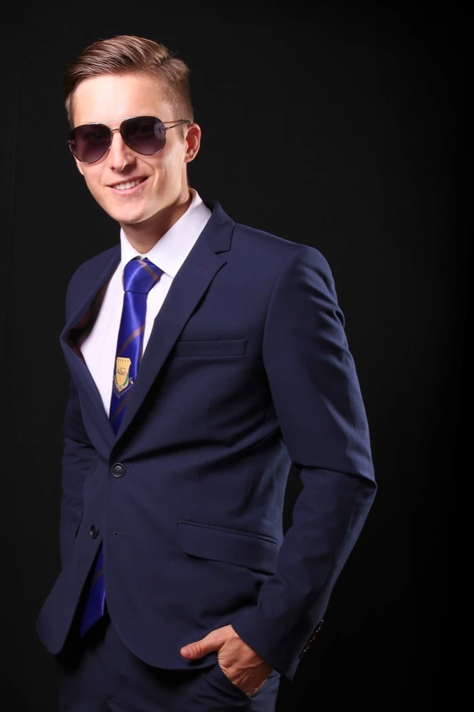 Галстук Классика самовяз мужской, с полной запечаткой#1