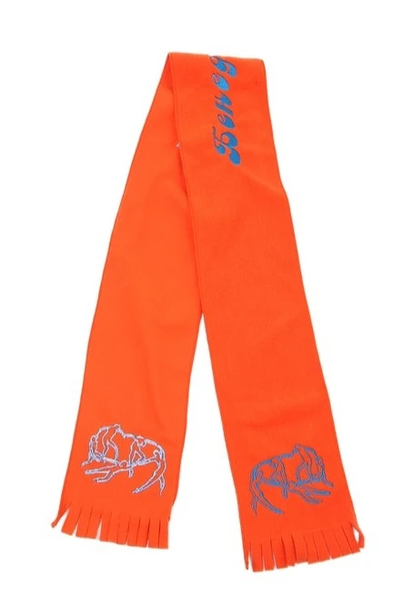 Шарф флисовый однослойный 15х150 см, однотонный "Benedictus"#7