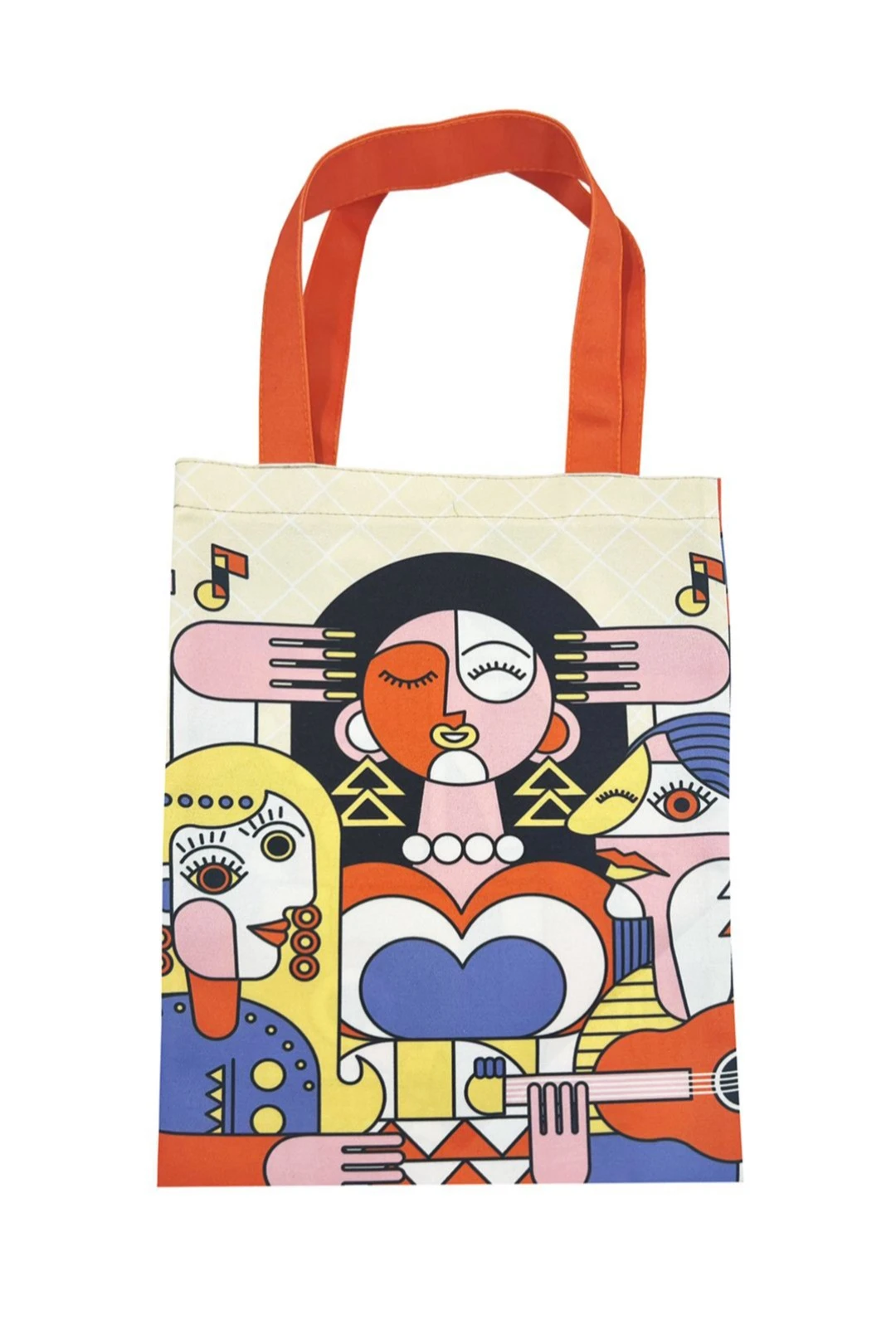 Сумка Комби из греты вертикальная, с печатью#2