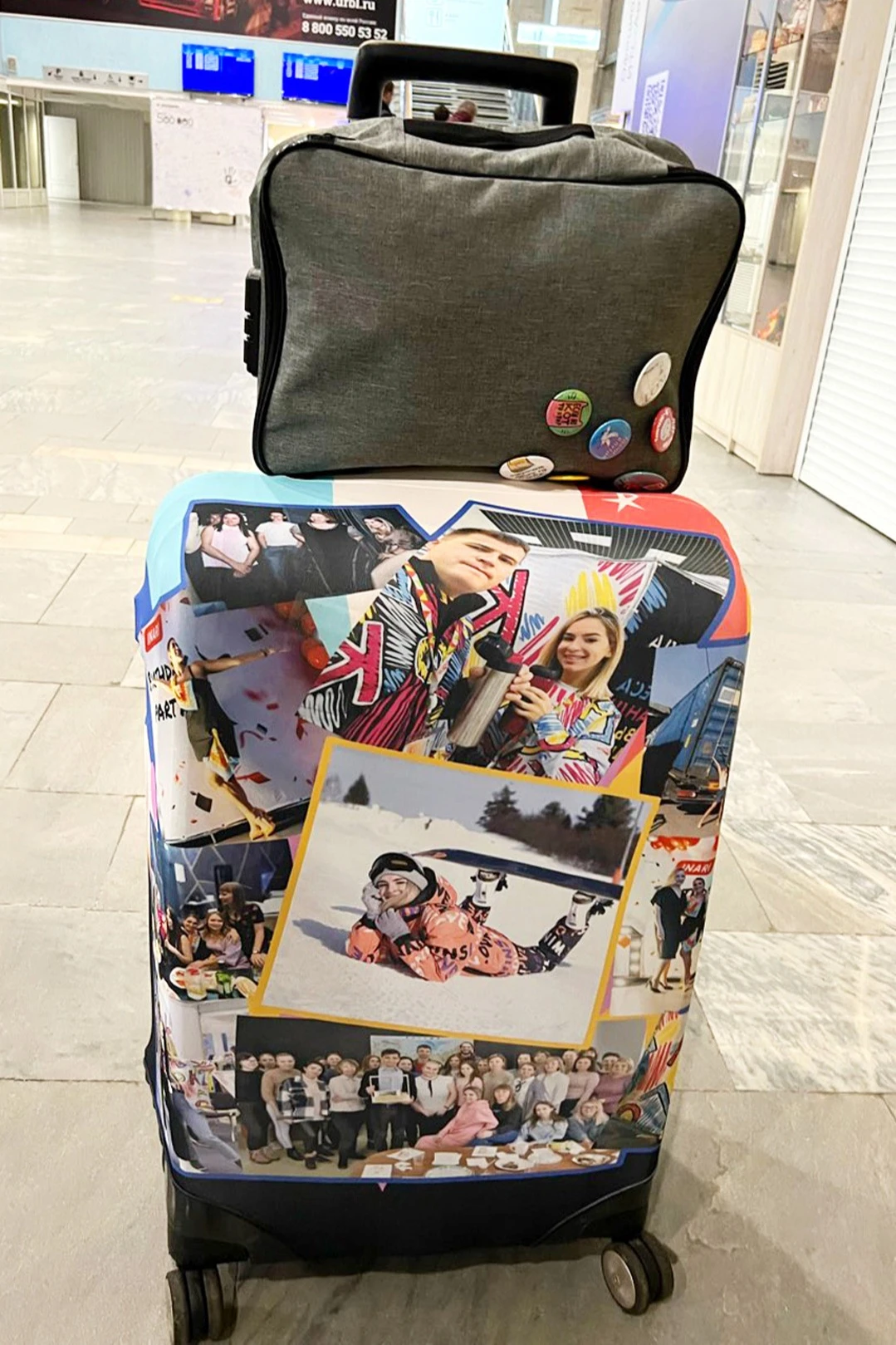 Чехол для чемодана размер М#6