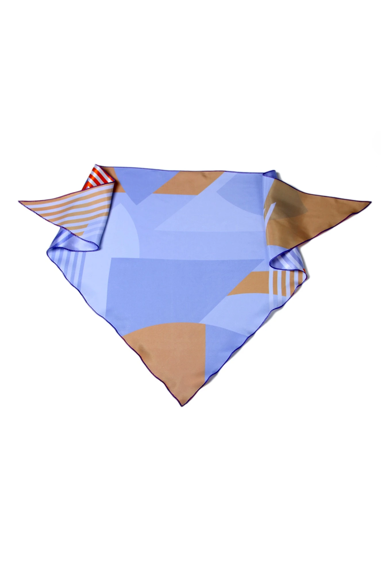 Косынка Шарлотта 75х75х105 см, с полной запечаткой "Figuri"#3