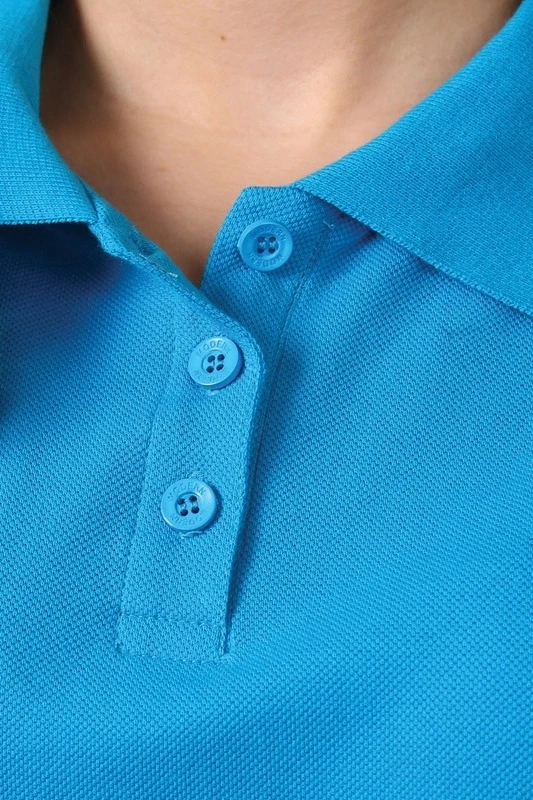 Поло Престиж женская (Modern) голубая (хлопок)#1