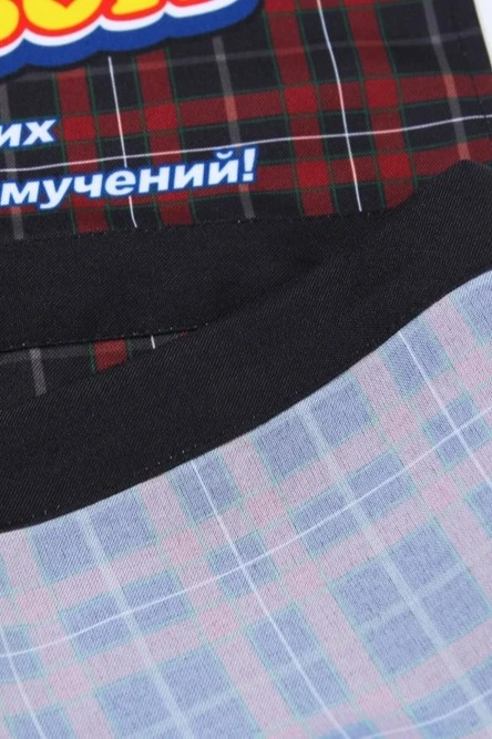 Фартук Эспрессо с полной запечаткой из габардина "Mrs. Bock"#1