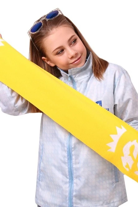 Купить шарф флисовый 15х100 см (однослойный) "Lion king"