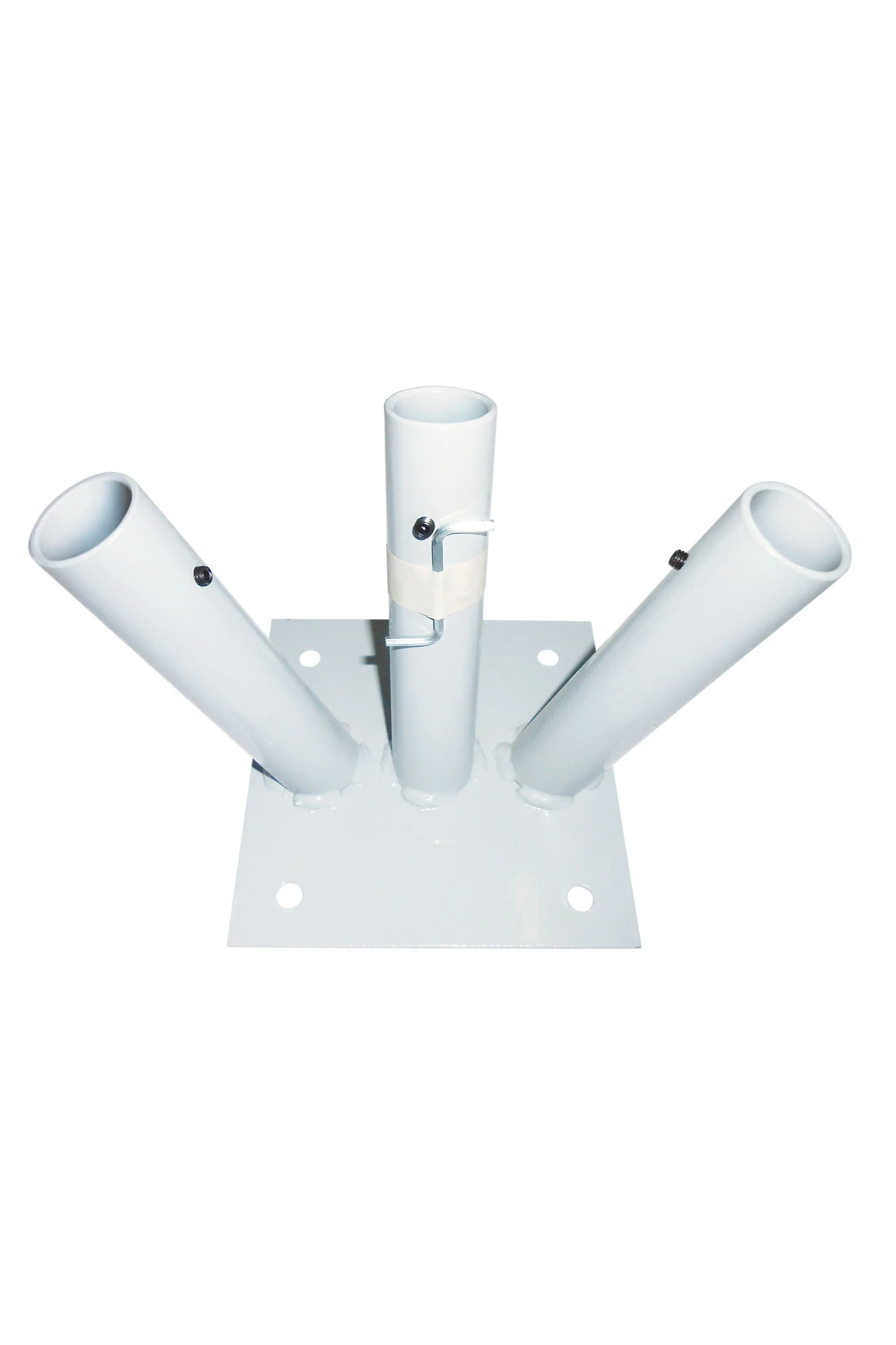 Купить кронштейн козырьковый на 3 штока с алюминиевыми древками 2 м