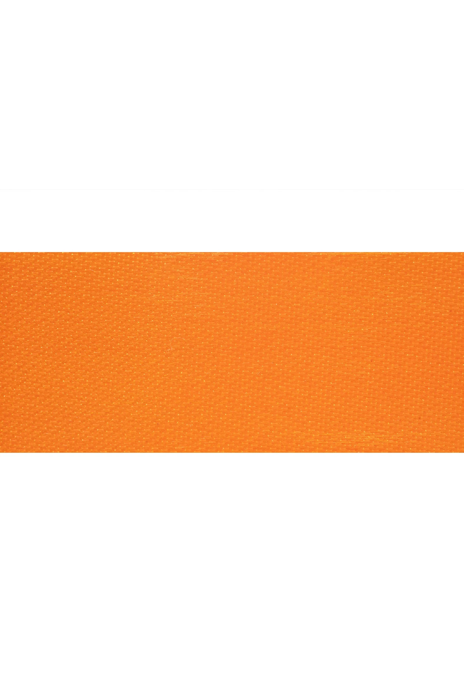 Лента сaтин ширина 1 см, однотонная оранжевая#1