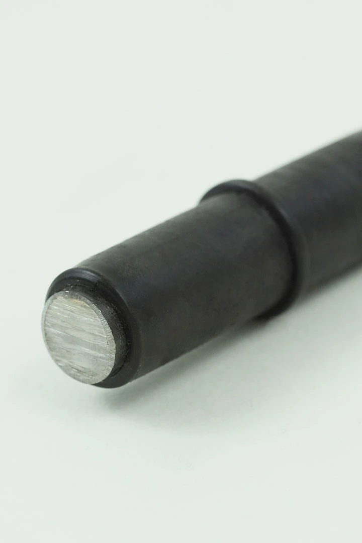 Древко металлическое черное 2,5 м, Ø 25 мм#2