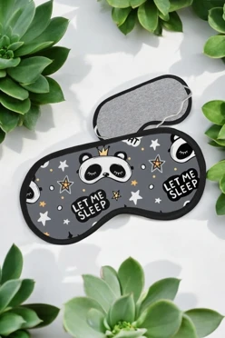 Купить маску для сна с принтом "Pands"