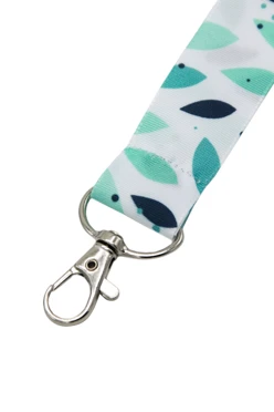 Лента для бейджа микрорепс ширина 2,5 см, с карабином-люкс, с печатью#1 Лента для бейджа микрорепс ширина 2,5 см, с карабином-люкс, с печатью#1