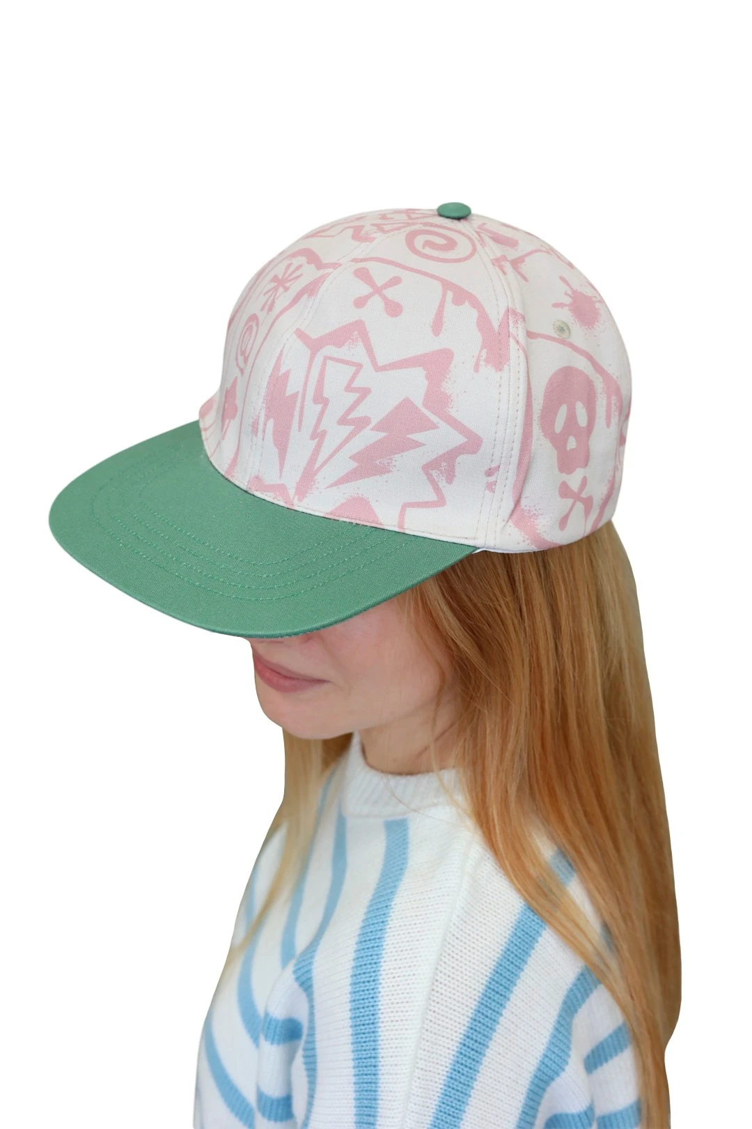 Бейсболка Сиэтл с прямым козырьком с полной запечаткой (хлопок)#2