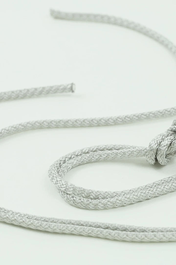 Шнур круглый с сердечником 100% ПЭ, 5 мм серый#1