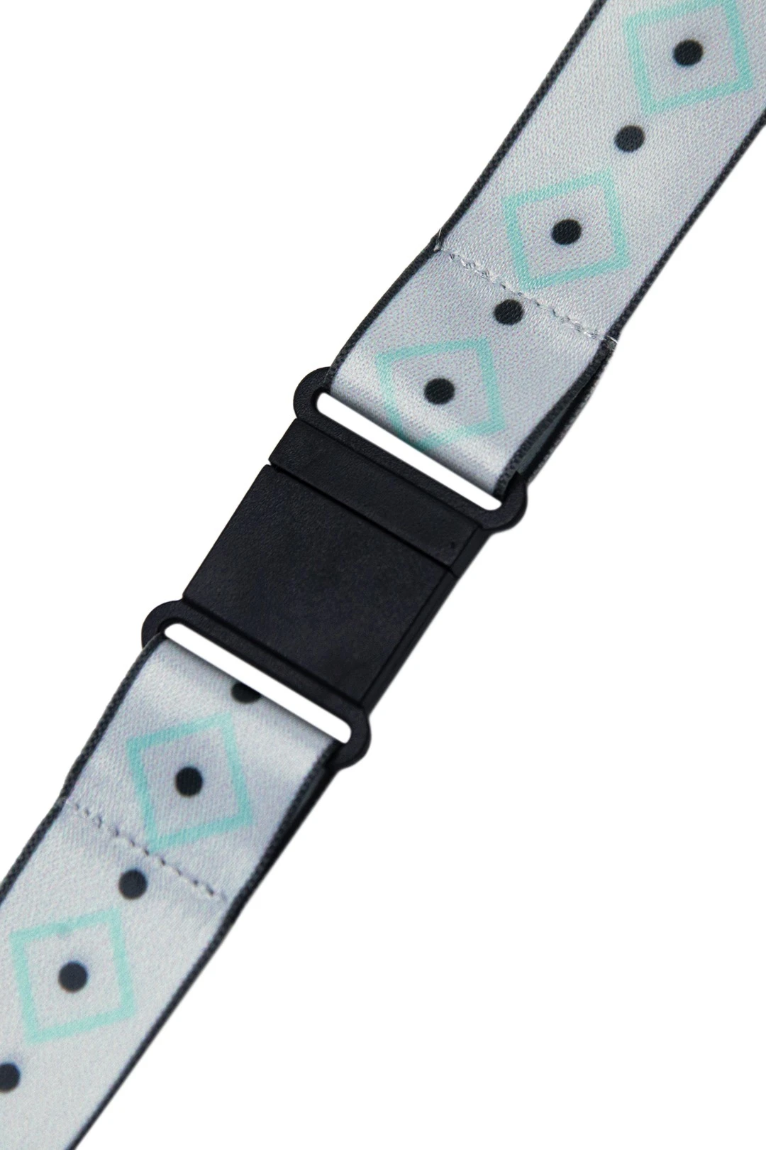 Лента для бейджа атлас люкс ширина 2 см, с замком безопасного разрыва, с печатью#1