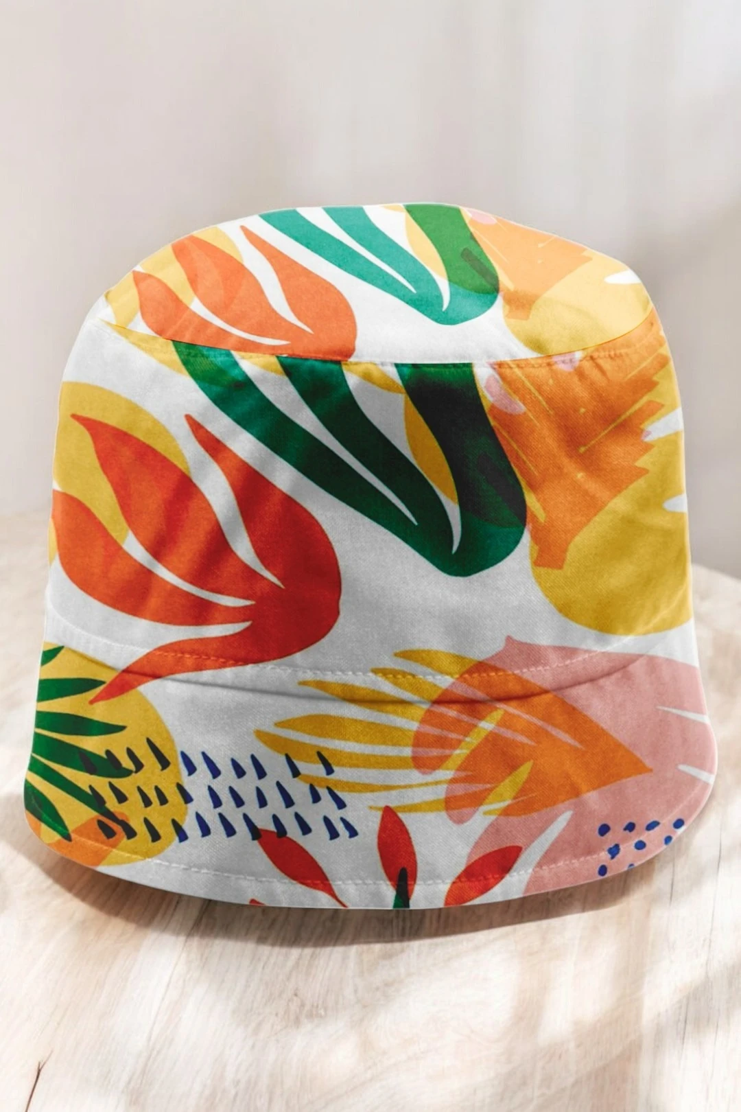 Купить панаму Сахара с узкими полями, с полной запечаткой "Tropico"