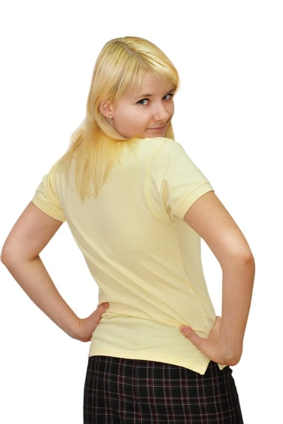 Купить футболку поло Престиж женскую слоновую кость