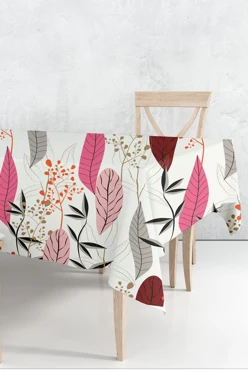 Купить скатерть прямоугольная 130х200 см, с полной запечаткой "Приятного аппетита"