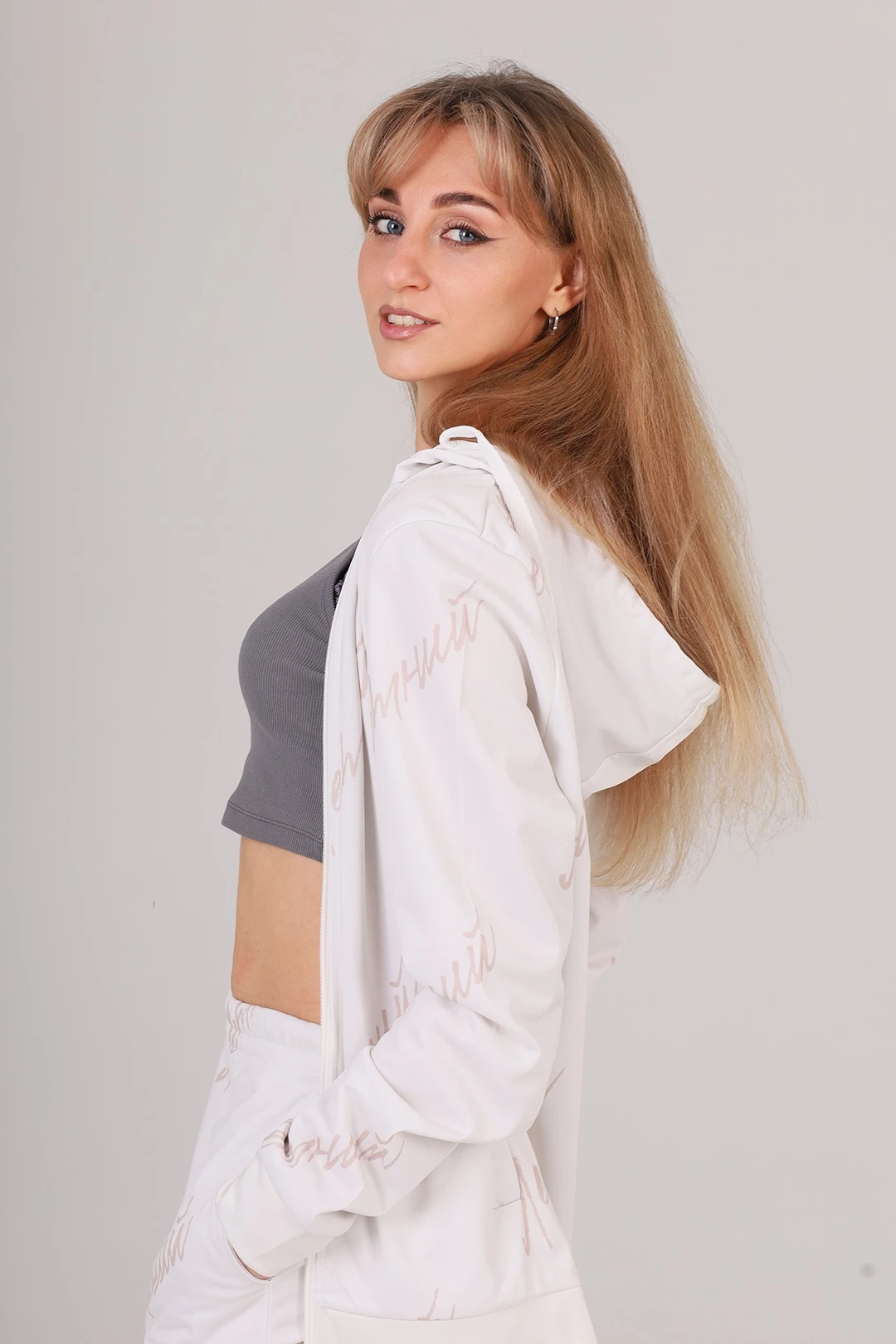 Спортивный костюм Юнайт женский из футера с полной запечаткой "Summer"#2