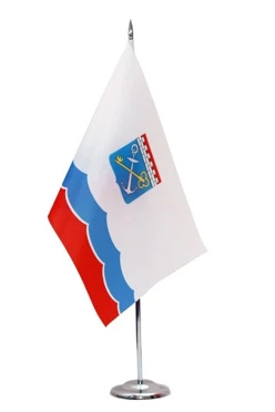 Флажок Ленинградской области 15х22 см