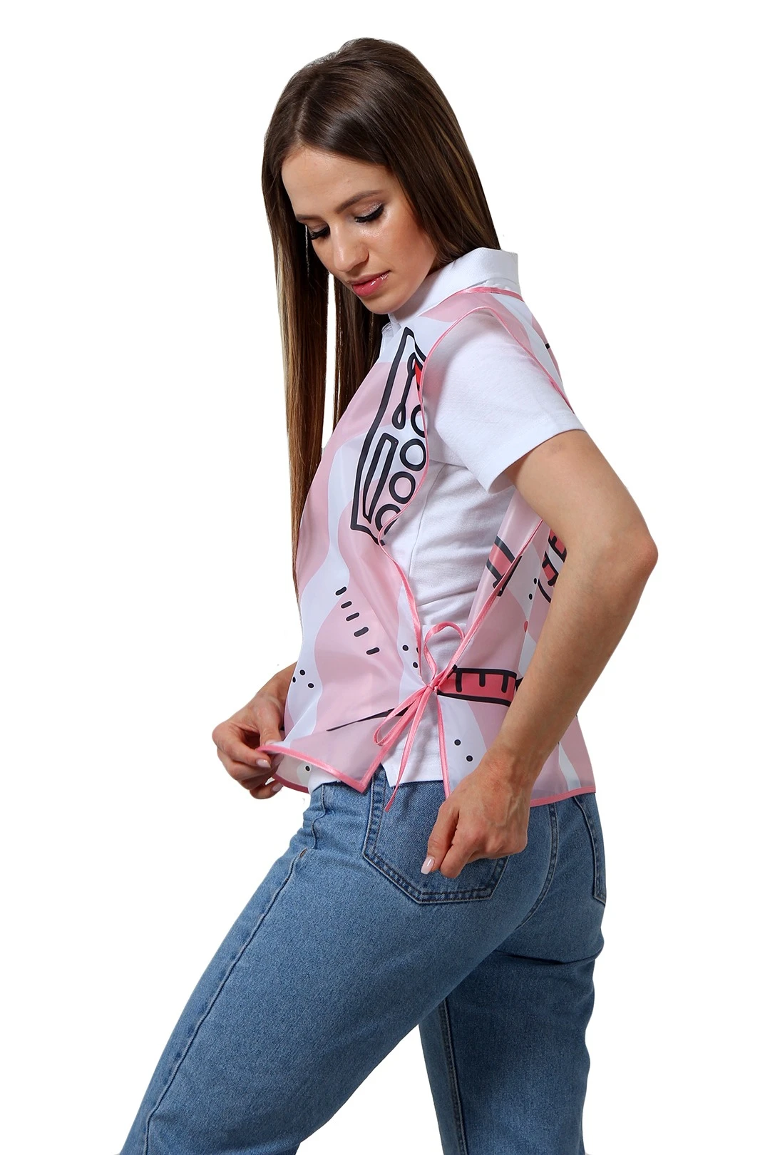 Накидка Инсайт 50х55 см, с полной запечаткой "SPA E Beauty"#3