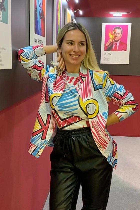 Бомбер Блэйд унисекс из адидаса с полной запечаткой "Strokes"#2