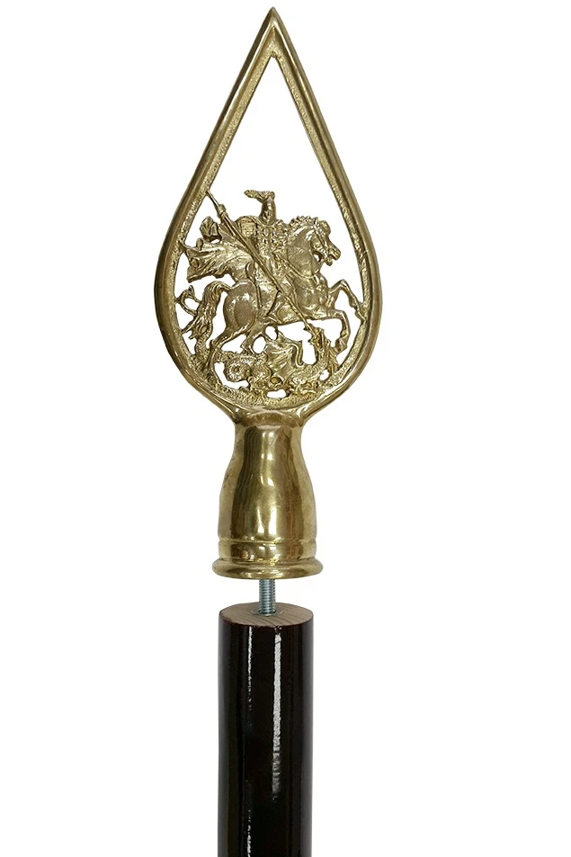 Навершие с гербом Москвы металлическое#2