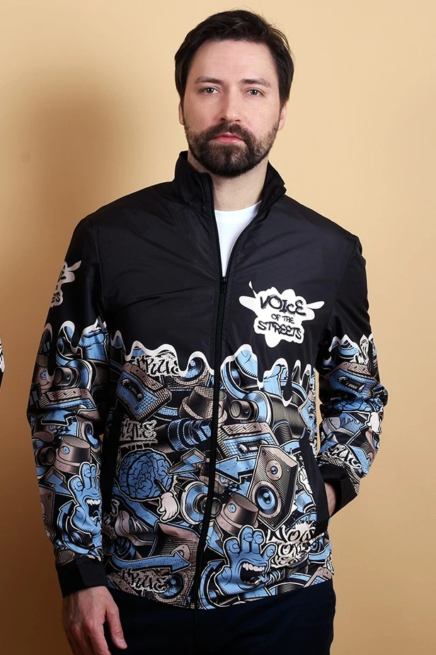 Ветровка Дилан унисекс с полной запечаткой#1