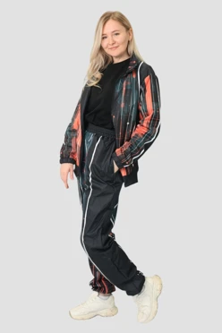 Ветровка Спортинг с двойным воротником унисекс, с полной запечаткой#1