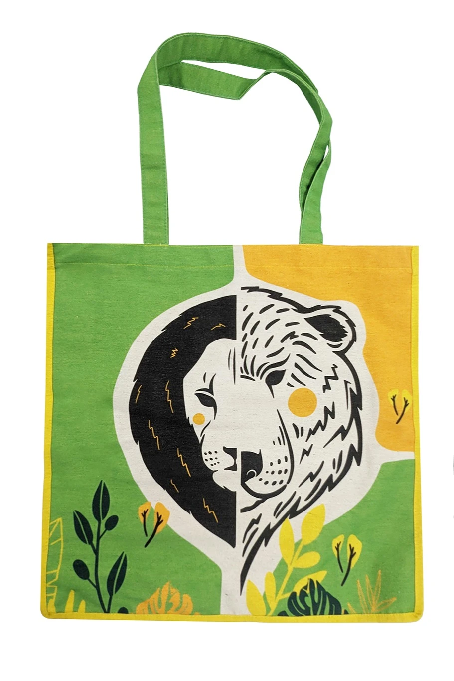 Сумка Киндо из двунитки 40х40х10 см, с печатью#4